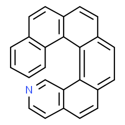ChemSpider 2D Image | (+)-2-azahexahelicene | C25H15N