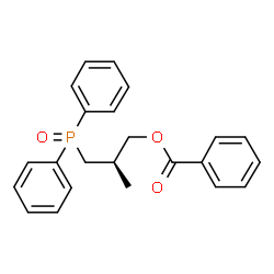 ChemSpider 2D Image | (2R)-3-(Diphenylphosphoryl)-2-methylpropyl benzoate | C23H23O3P
