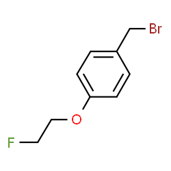 ChemSpider 2D Image | 4-(2-fluoroethoxy)-benzyl bromide | C9H10BrFO
