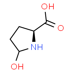 ChemSpider 2D Image | l-5-hydroxyproline | C5H9NO3