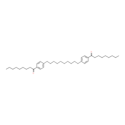 ChemSpider 2D Image | 1,10-bis(4-nonanoylphenyl)decane | C40H62O2