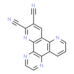 ChemSpider 2D Image | 6,7-dicyanodipyridoquinoxaline | C16H6N6