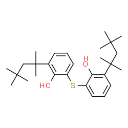 ChemSpider 2D Image | 2,2′-thiobis(6-tert-octylphenol) | C28H42O2S