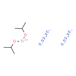 ChemSpider 2D Image | diisopropoxytitanium diazide | C6H14N6O2Ti