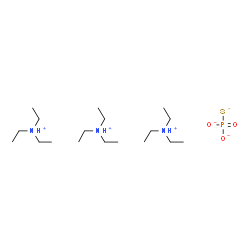ChemSpider 2D Image | Tris(N,N-diethylethanaminium) phosphorothioate | C18H48N3O3PS