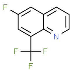 ChemSpider 2D Image | 6-Fluoro-8-(trifluoromethyl)quinoline | C10H5F4N