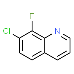 ChemSpider 2D Image | 7-Chloro-8-fluoroquinoline | C9H5ClFN
