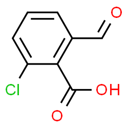 ChemSpider 2D Image | 2-Chloro-6-formylbenzoic acid | C8H5ClO3