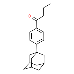 ChemSpider 2D Image | 1-[4-(Adamantan-1-yl)phenyl]-1-butanone | C20H26O