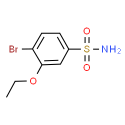 ChemSpider 2D Image | 4-Bromo-3-ethoxybenzenesulfonamide | C8H10BrNO3S
