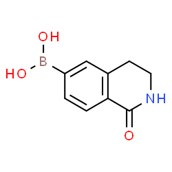 ChemSpider 2D Image | (1-oxo-1,2,3,4-tetrahydroisoquinolin-6-yl)boronic acid | C9H10BNO3