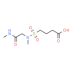 ChemSpider 2D Image | 4-{methyl[(methylcarbamoyl)methyl]sulfamoyl}butanoic acid | C8H16N2O5S