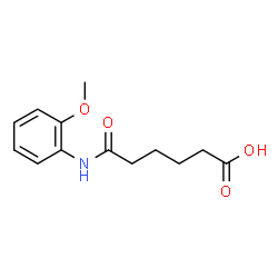 ChemSpider 2D Image | 6-[(2-Methoxyphenyl)amino]-6-oxohexanoic acid | C13H17NO4