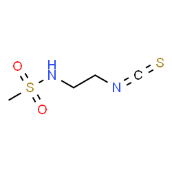 ChemSpider 2D Image | N-(2-Isothiocyanatoethyl)methanesulfonamide | C4H8N2O2S2