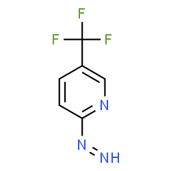 ChemSpider 2D Image | 2-Diazenyl-5-(trifluoromethyl)pyridine | C6H4F3N3