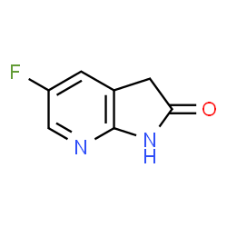 ChemSpider 2D Image | 5-Fluoro-1H-pyrrolo[2,3-b]pyridin-2(3H)-one | C7H5FN2O