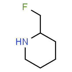 ChemSpider 2D Image | 2-(Fluoromethyl)piperidine | C6H12FN