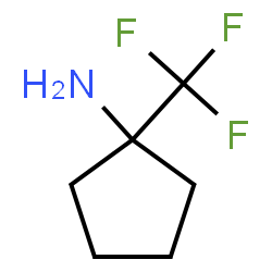 ChemSpider 2D Image | 1-(Trifluoromethyl)cyclopentanamine | C6H10F3N