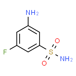 ChemSpider 2D Image | 3-Amino-5-fluorobenzenesulfonamide | C6H7FN2O2S