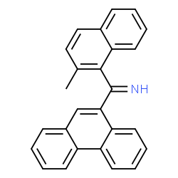 ChemSpider 2D Image | 1-(2-Methyl-1-naphthyl)-1-(9-phenanthryl)methanimine | C26H19N