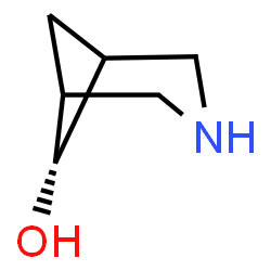 ChemSpider 2D Image | 3-Azabicyclo[3.1.1]heptan-6-ol | C6H11NO