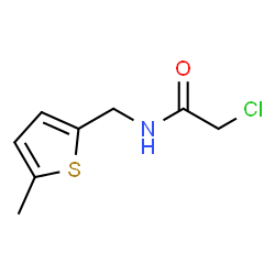 ChemSpider 2D Image | 2-Chloro-N-[(5-methyl-2-thienyl)methyl]acetamide | C8H10ClNOS