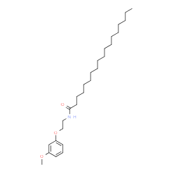 ChemSpider 2D Image | N-[2-(3-Methoxyphenoxy)ethyl]octadecanamide | C27H47NO3
