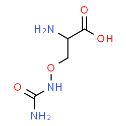 ChemSpider 2D Image | O-(Carbamoylamino)serine | C4H9N3O4