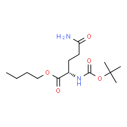 ChemSpider 2D Image | Butyl N~2~-{[(2-methyl-2-propanyl)oxy]carbonyl}-L-glutaminate | C14H26N2O5