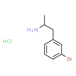 ChemSpider 2D Image | 3-Bromoamphetamine (hydrochloride) | C9H13BrClN