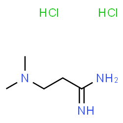 ChemSpider 2D Image | 3-(Dimethylamino)propanimidamide dihydrochloride | C5H15Cl2N3
