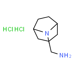 ChemSpider 2D Image | (8-methyl-8-azabicyclo[3.2.1]octan-3-yl)methanamine dihydrochloride | C9H20Cl2N2