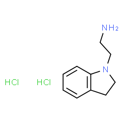 ChemSpider 2D Image | 2-(2,3-dihydroindol-1-yl)ethanamine dihydrochloride | C10H16Cl2N2