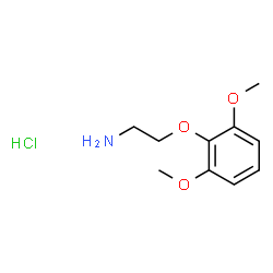 ChemSpider 2D Image | 2-(2,6-Dimethoxyphenoxy)ethanamine hydrochloride (1:1) | C10H16ClNO3