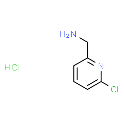 ChemSpider 2D Image | 1-(6-Chloro-2-pyridinyl)methanamine hydrochloride (1:1) | C6H8Cl2N2