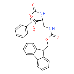 ChemSpider 2D Image | Z-D-Dap(Fmoc)-OH | C26H24N2O6