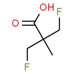 ChemSpider 2D Image | 3-Fluoro-2-(fluoromethyl)-2-methylpropanoic acid | C5H8F2O2
