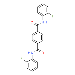 ChemSpider 2D Image | N,N'-Bis(2-fluorophenyl)terephthalamide | C20H14F2N2O2