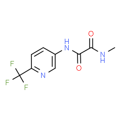 ChemSpider 2D Image | N-Methyl-N'-[6-(trifluoromethyl)-3-pyridinyl]ethanediamide | C9H8F3N3O2