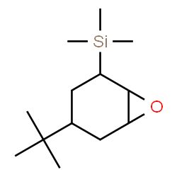 ChemSpider 2D Image | Trimethyl[4-(2-methyl-2-propanyl)-7-oxabicyclo[4.1.0]hept-2-yl]silane | C13H26OSi