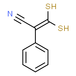ChemSpider 2D Image | 2-Phenyl-3,3-disulfanylacrylonitrile | C9H7NS2
