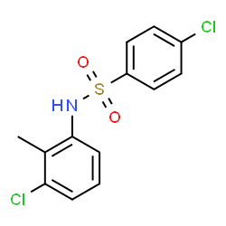 ChemSpider 2D Image | 3',4-DICHLORO-2'-METHYLBENZENESULFONANILIDE | C13H11Cl2NO2S