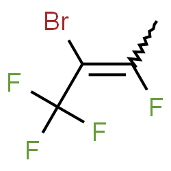 ChemSpider 2D Image | (2E)-2-Bromo-1,1,1,3-tetrafluoro-2-butene | C4H3BrF4