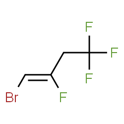 ChemSpider 2D Image | (1Z)-1-Bromo-2,4,4,4-tetrafluoro-1-butene | C4H3BrF4
