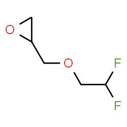 ChemSpider 2D Image | 2-[(2,2-Difluoroethoxy)methyl]oxirane | C5H8F2O2