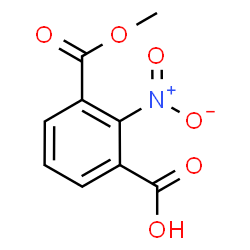 ChemSpider 2D Image | 3-(Methoxycarbonyl)-2-nitrobenzoic acid | C9H7NO6