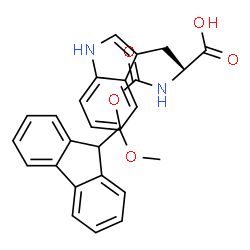 ChemSpider 2D Image | N-[(9H-Fluoren-9-ylmethoxy)carbonyl]-5-methoxy-L-tryptophan | C27H24N2O5