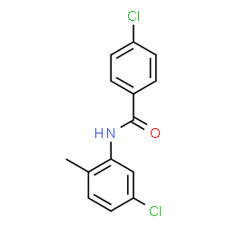 ChemSpider 2D Image | 4,5'-DICHLORO-2'-METHYLBENZANILIDE | C14H11Cl2NO