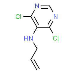 ChemSpider 2D Image | N-Allyl-4,6-dichloro-5-pyrimidinamine | C7H7Cl2N3