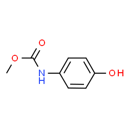 ChemSpider 2D Image | Methyl (4-hydroxyphenyl)carbamate | C8H9NO3